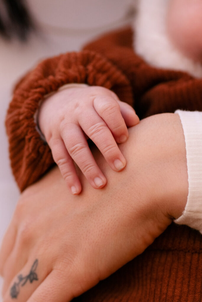 Detailní fotografie miminka